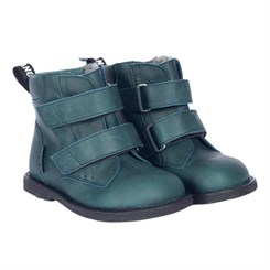 Angulus TEX-Stiefel mit Logoband und Klettverschluss – Deep Teal